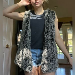 Faux Fur Steve Madden Vest